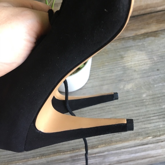 •French Connection• lace up, zip-up stilettos - Picture 7 of 8